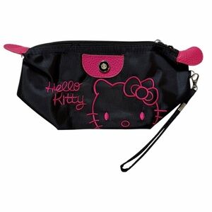 Hello Kitty Black and Pink Accessory Bag